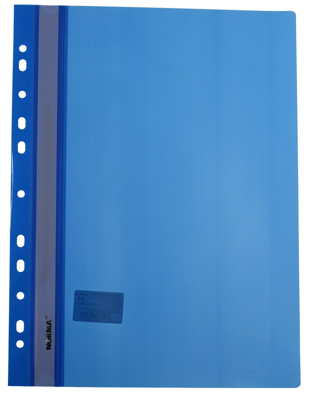 Папка-швидкозшивач NORMA (5262-02N), А4, PP, 120/160 мкм., синя